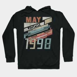 Born In MAY 1998 220th Years Old Retro Vintage Birthday Hoodie